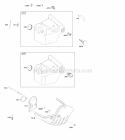 Blower HousingShrouds Diagram and Parts List for 21M114-0129-E1  Briggs and Stratton Engine